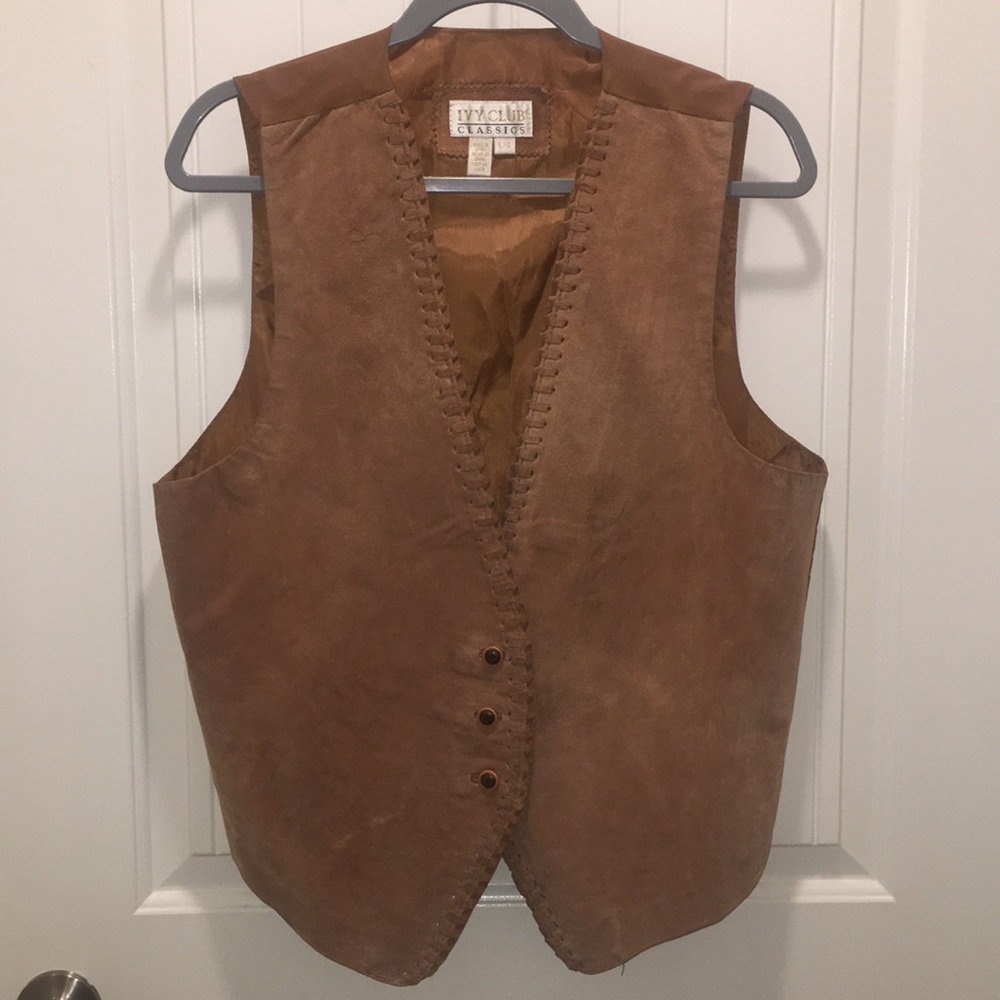 Ivy club leather vest